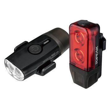 TOPEAK POWERLUX USB COMBO LIGHTS BLACK