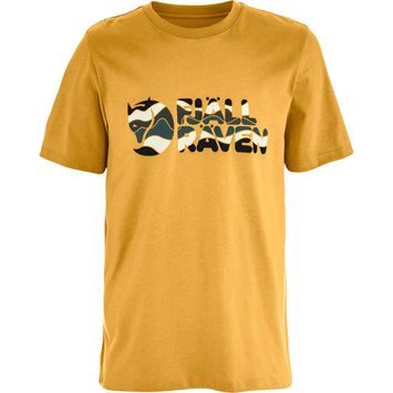 FJÄLLRÄVEN Multicolor logo T-shirt M Ochre