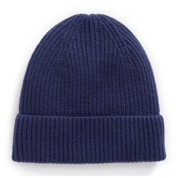 GAP 789152-01 Čepice CashSoft Stretch Tmavě modrá