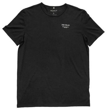 DEVOLD Active "Worn By" Tee Man, Black