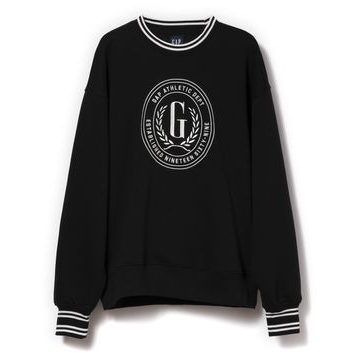 GAP 817101-00 Oversize mikina VintageSoft Černá