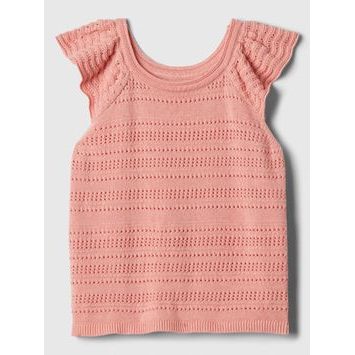 GAP 888065-00 Dětský háčkovaný top Růžová