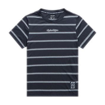 TROY LEE DESIGNS LILIUM RIDE TEE CHECKED OUT CARBON