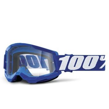 100% STRATA 2 Goggle - Blue - Clear Lens