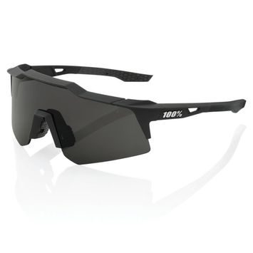 100% SPEEDCRAFT XS, Soft Tact Black - Smoke Lens