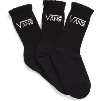 VANS BY CLASSIC CREW YOUTH (10-13.5, 3PK) Black