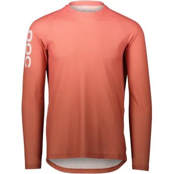 POC M's Essential MTB Lite LS Jersey Gradient Ammolite Coral