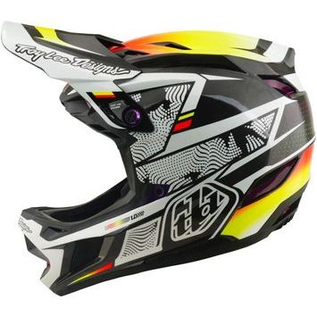 TROY LEE DESIGNS D4 CARBON MIPS LINED UP BLACK