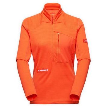 MAMMUT Eiger Nordwand Advanced FL Half Zip Pull Women eiger orange