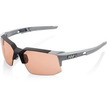 100% SPEEDCOUPE - Soft Tact Stone Grey - HiPER Coral Lens