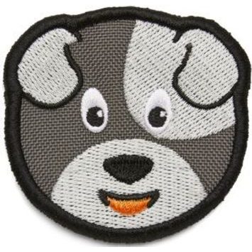 AFFENZAHN Velcro badge Dog - grey