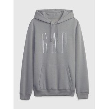GAP Mikina s logem a kapucí Šedá