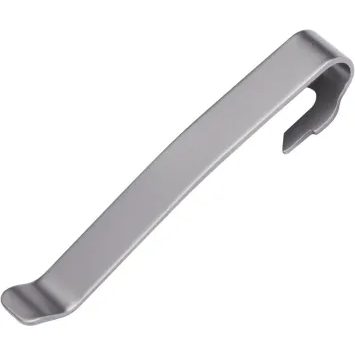 LEATHERMAN QUICK-RELEASE ENGRAVABLE POCKET CLIP Bead Blast