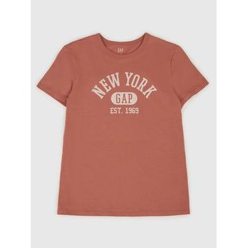 GAP 782140-00 Bavlněné tričko Hnědá