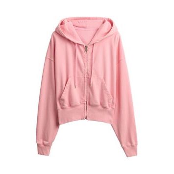 GAP Oversize mikina Heavyweight Růžová