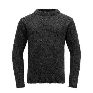 DEVOLD Nansen Sweater Crew Neck, Anthracite