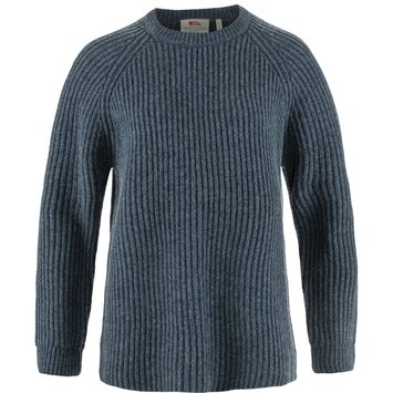 FJÄLLRÄVEN Övik Rib Sweater W Navy