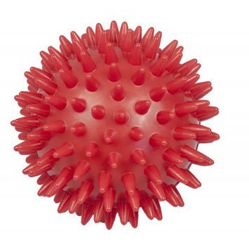 YATE Míček masážní ježek Igel Ball s bodlinkami 9.2 cm červený