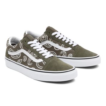 VANS UA OLD SKOOL (PEACE PAISLEY), GREEN