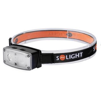 SOLIGHT WN53 LED čelová nabíjecí svítilna, 100lm, sensor, Li-Ion