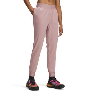 UNDER ARMOUR UA Rival Hi Rise Woven Pant-PNK