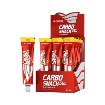 NUTREND Carbosnack Gel, tuba, 12x 50 g box, citron