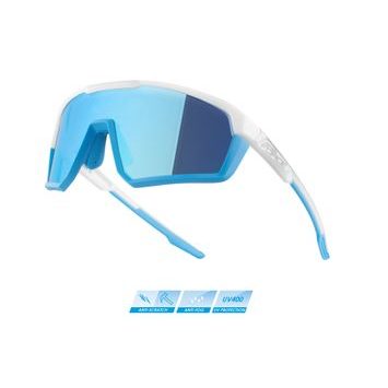 FORCE APEX, white-grey, blue mirror glass