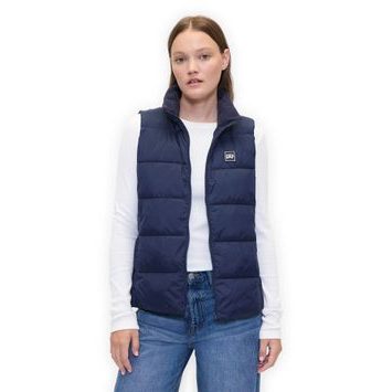 GAP 791282-03 Prošívaná nepromokavá vesta ColdControl Tmavě modrá