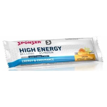 SPONSER HIGH ENERGY BAR 45g apricot-vanilla