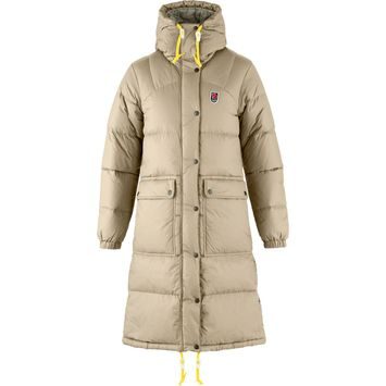 FJÄLLRÄVEN Expedition Long Down Parka W Fossil