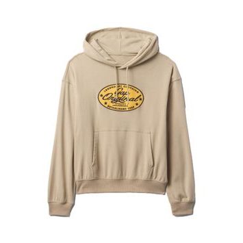 GAP Oversize mikina s logem Americana Béžová