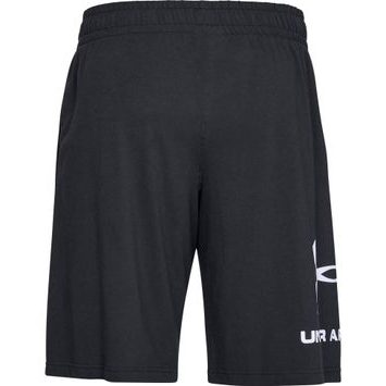 UNDER ARMOUR SPORTSTYLE COTTON GRAPHIC SHORT-BLK
