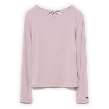 GAP 889424-01 Tričko se zavazováním na zádech Růžová