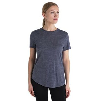 ICEBREAKER W Mer 125 Cool-Lite Sphere III SS Tee MIDNIGHT NAVY HTHR