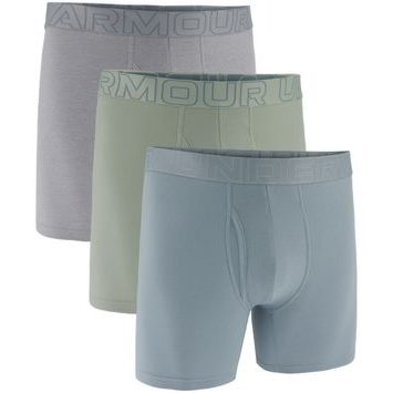 UNDER ARMOUR M UA Perf Cotton 6in (3ks) modrá