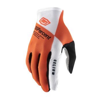 100% CELIUM Glove Fluo Orange/White