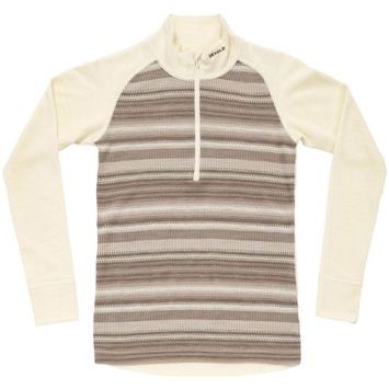 DEVOLD Signature Merino 230 Zip Wmn Raw White
