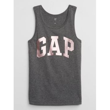 GAP 602476-02 Dětské tílko z logem Šedá