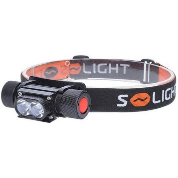 SOLIGHT WN41 LED čelová nabíjecí svítilna, 650lm, Li-Ion