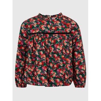 GAP 496793-01 Dětská nabíraná halenka Barevná