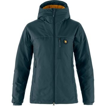 FJÄLLRÄVEN Bergtagen 60 Insulation Jkt W Mountain Blue-Mustard Yellow