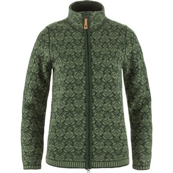 FJÄLLRÄVEN Snow Cardigan W Deep Forest