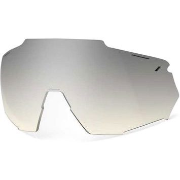 100% RACETRAP Replacement Lens - Low-light Yellow Silver Mirror