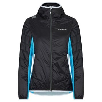 LA SPORTIVA Aequilibrium Insulation Hoody W, Black/Malibu Blue