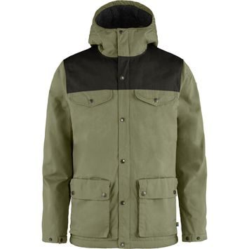 FJÄLLRÄVEN Greenland Winter Jacket M, Green-Dark Grey