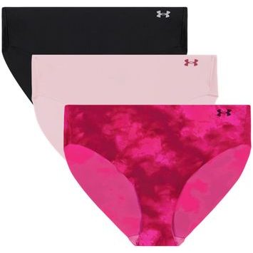 UNDER ARMOUR UA Pure Stretch Nov NS BKN (3ks) růžová