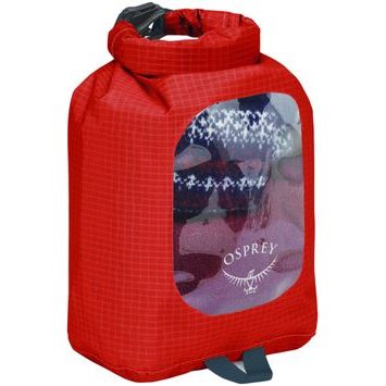 OSPREY DRY SACK 3 W/WINDOW, mars orange