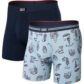SAXX VIBE XTRA SC BB FLY 2PK, high brow low life/navy