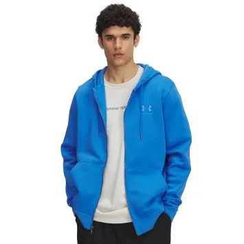 UNDER ARMOUR UA Icon Fleece FZ Hood-BLU