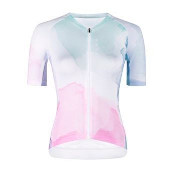 FORCE SPLASH LADY kr. rukáv, růžovo-modrý